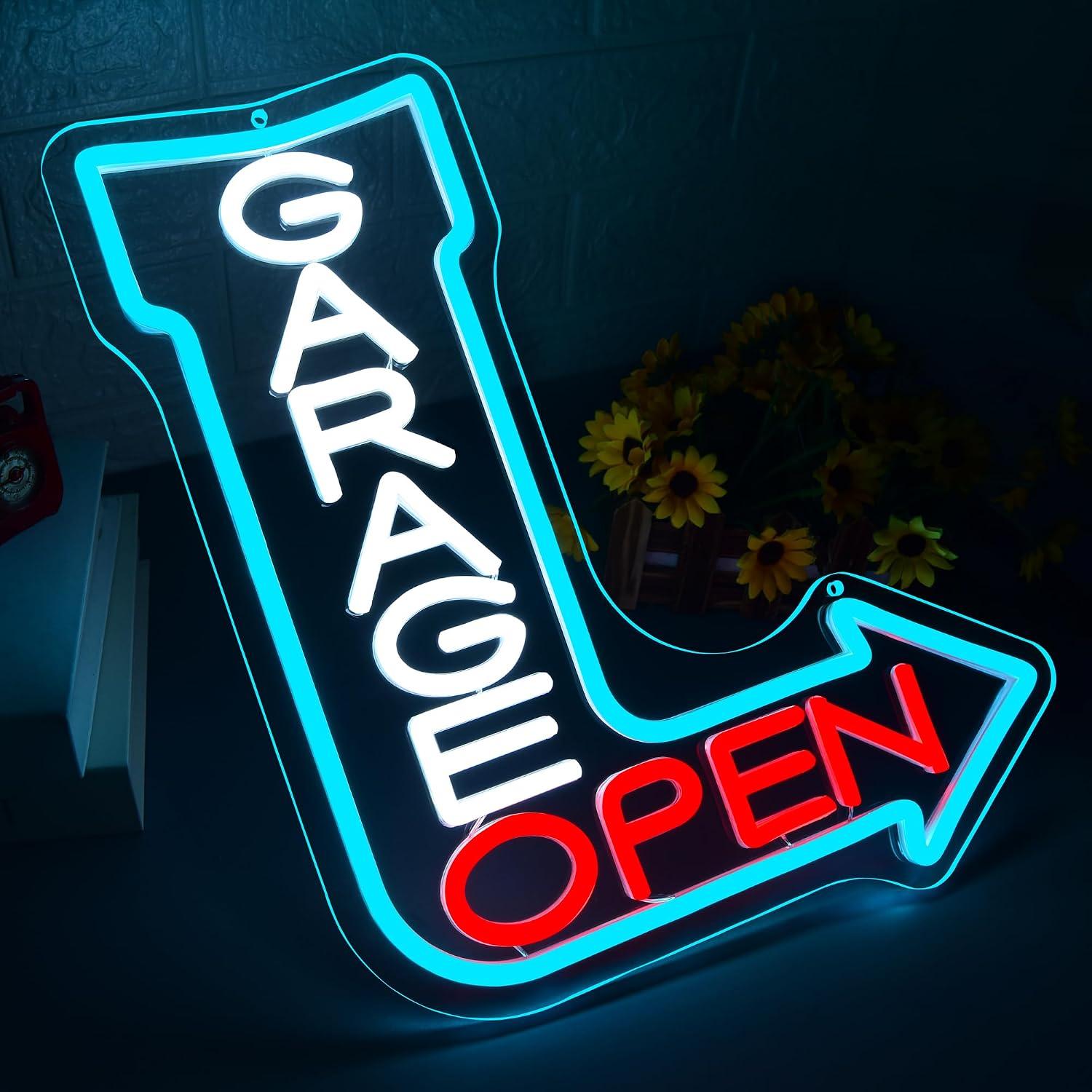 لافتة نيون بتصميم سهم مفتوح لل - مراجعة Auto Repair Shop Open وسعره