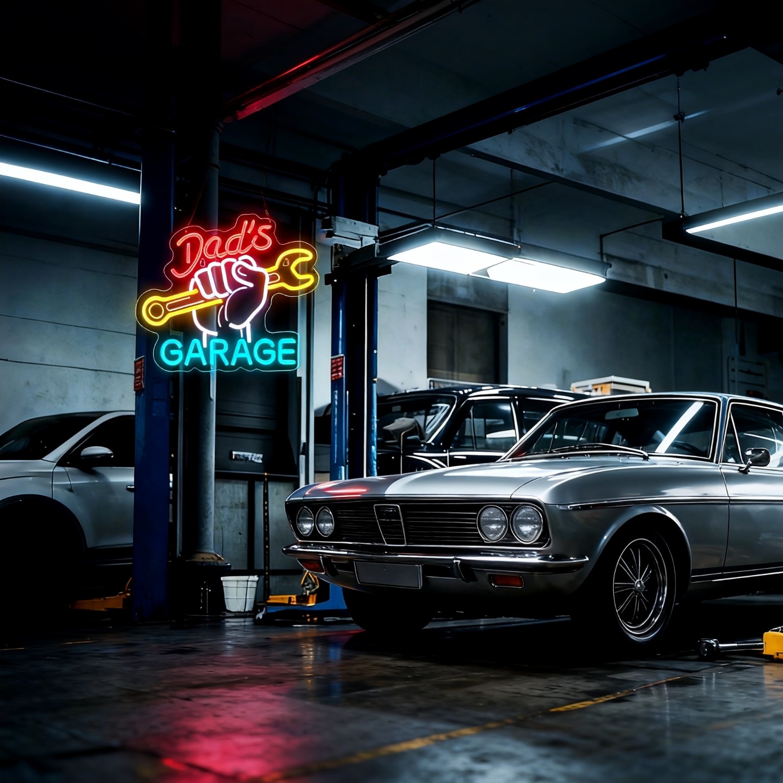 لافتة نيون LED لتزيين الجدران  - مراجعة Auto Repair Shop Open وسعره